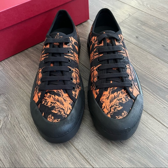 Salvatore Ferragamo Men’s Rebel Printed Low Top Sneaker - Picture 9 of 10